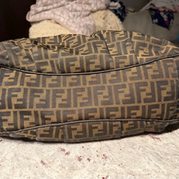 Fendi Zucca FF Mia Large Vintage